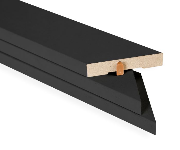 Ovisetti Maler 1-puoleinen jiirilukitsimella MDF musta E0 42 mm, eri kokoja M8