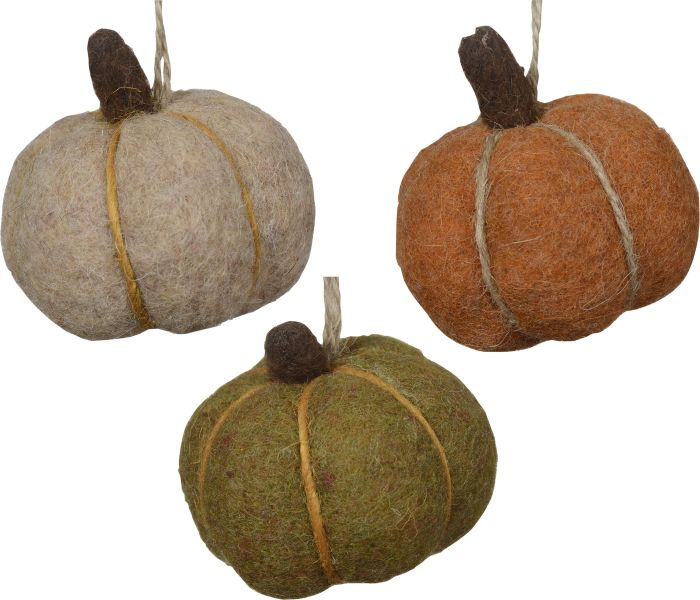 Joulukoriste kurpitsa 6 cm lajitelma