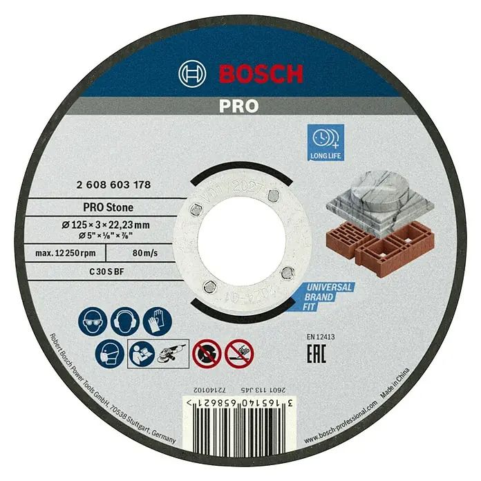 Katkaisulaikka Bosch 125 x 3