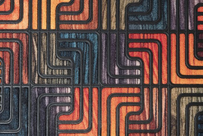 Kynnysmatto Sandudd moniväri 45 x 75 cm