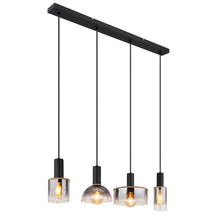 Riippuvalaisin Globo Classis 4-os musta/savulasi 105 cm