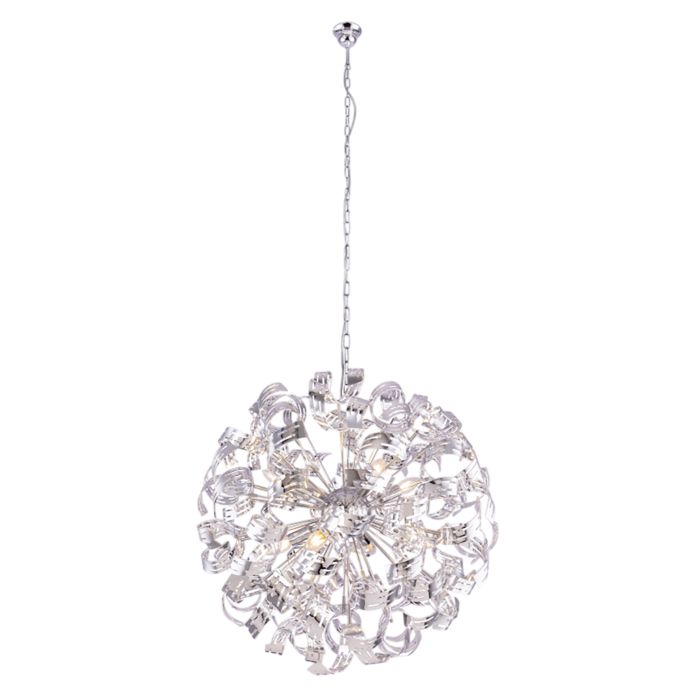 Riippuvalaisin Globo Falla kromi Ø 70 cm