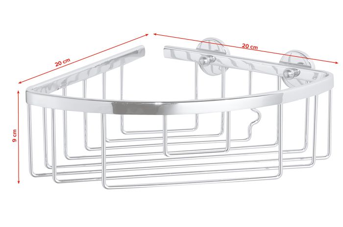 Suihkukori tesa® Aluxx Kromi