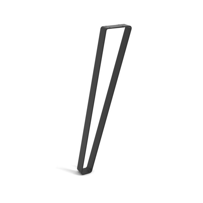 Kalustejalka REI 70 cm musta teräs