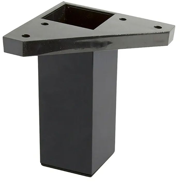Kalustejalka REI musta 40 x 40 x 100 mm