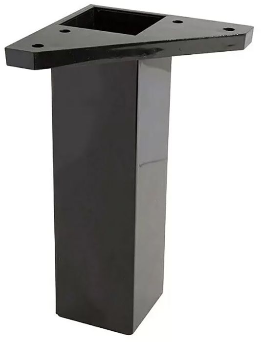 Kalustejalka REI musta 40 x 40 x 1500 mm