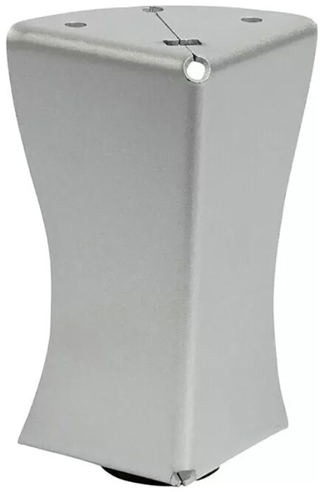 Muotoiltu kalustejalka REI mattakromi 100 mm