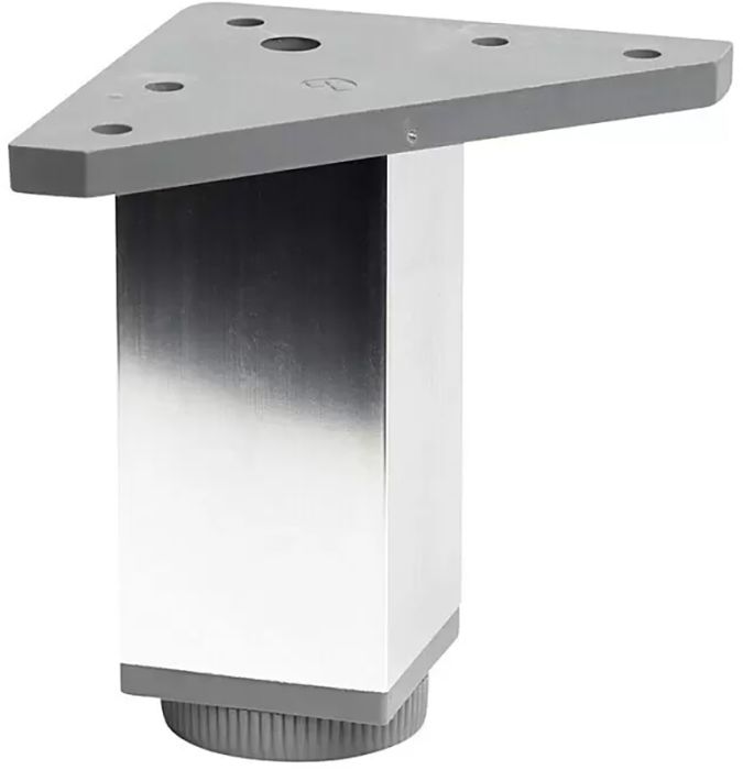 Kalustejalka REI kromi 40 x 40 x 100 mm