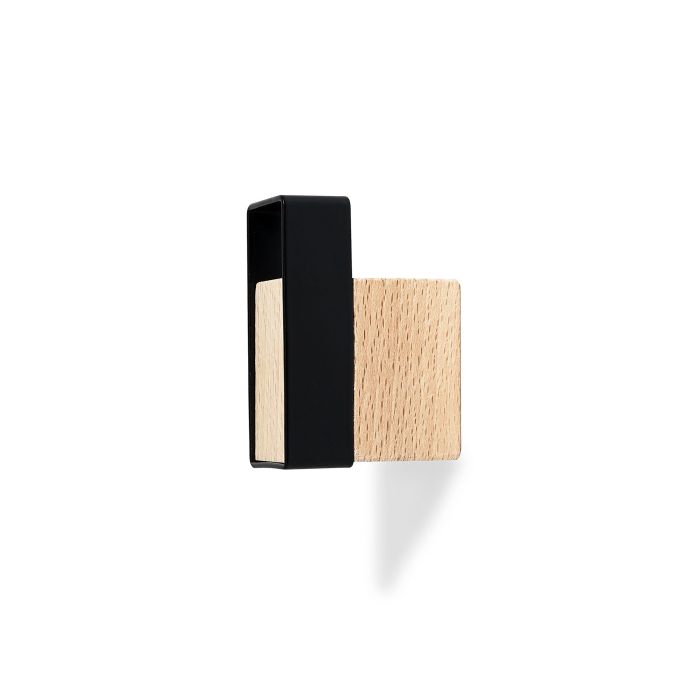 Koukku REI musta beech & steel 60 mm