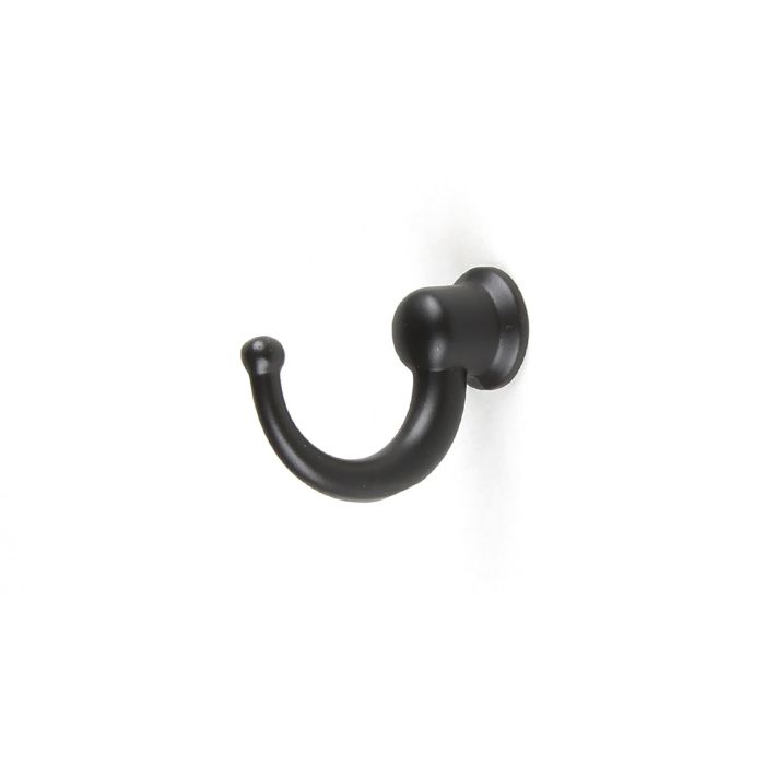 Koukku REI musta liimattava 29 mm