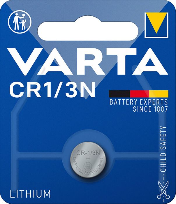 Nappiparisto Varta Lithium CR1/3N 1 kpl/pkt