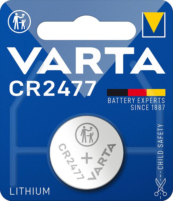 Nappiparisto Varta Lithium CR2477 1 kpl/pkt
