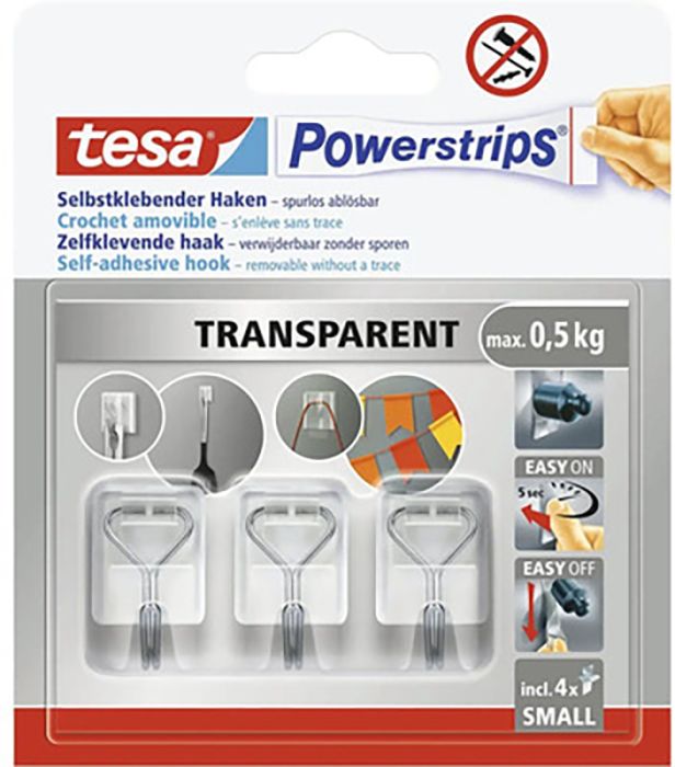 Koukku Tesa Powerstrips 0,5 kg 3 kpl