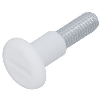 Kytkinruuvi Suki M6 x 30 mm valkoinen