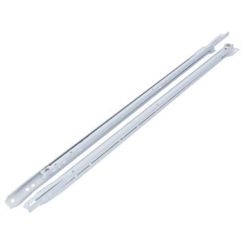 Liukukisko Suki 550 mm teräs valkoinen