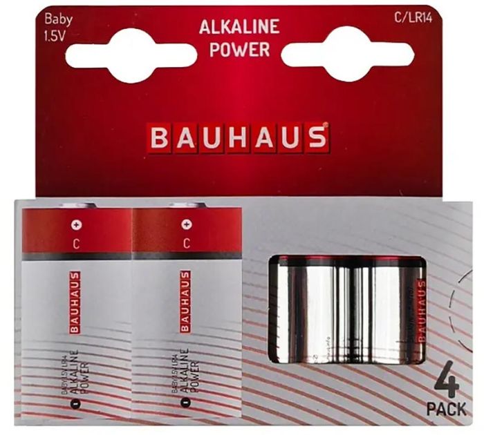 Alkaliparisto BAUHAUS Baby C/LR14 4 kpl/pkt