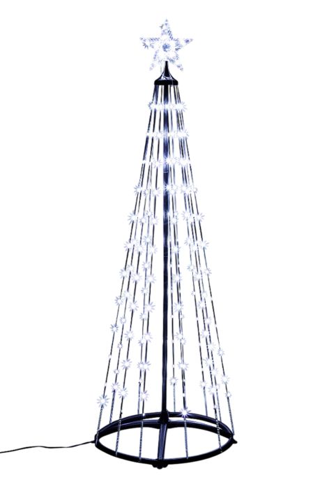 Joulupuu Airam Visa ajastimella RGB Ø 50 cm x 1,5 m