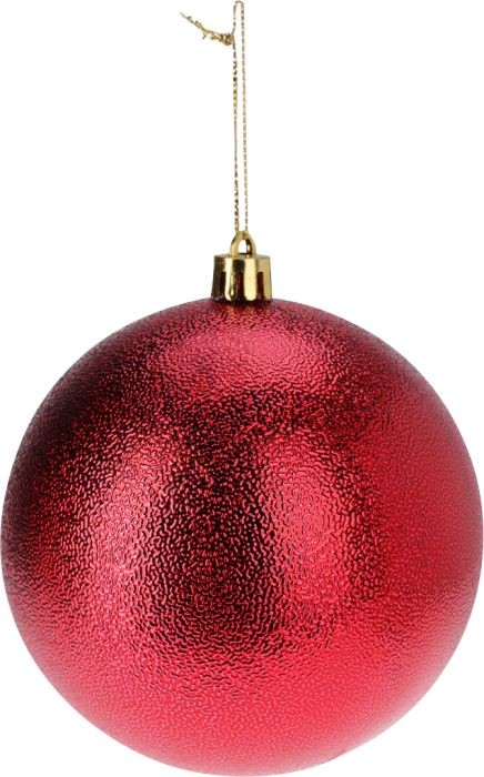 Joulupallo 12 cm punainen lajitelma
