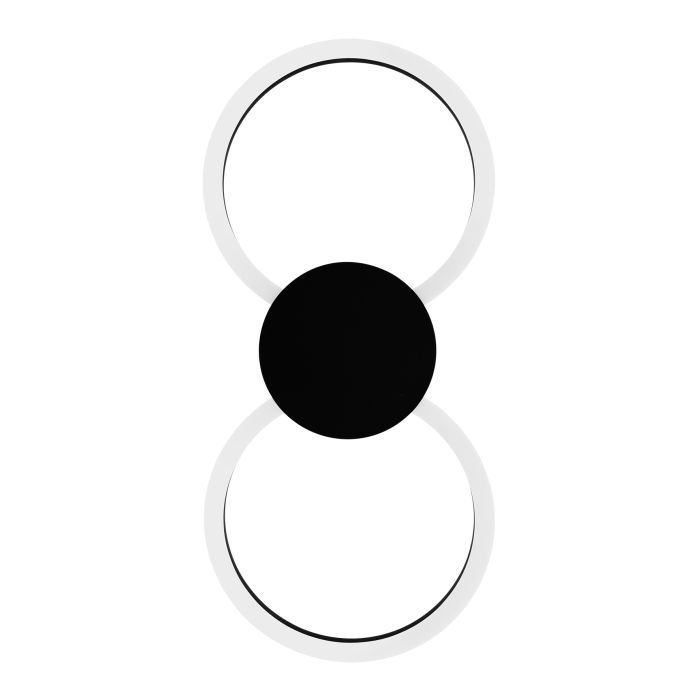 Kattovalaisin Eglo Venticello 1 musta/valkoinen