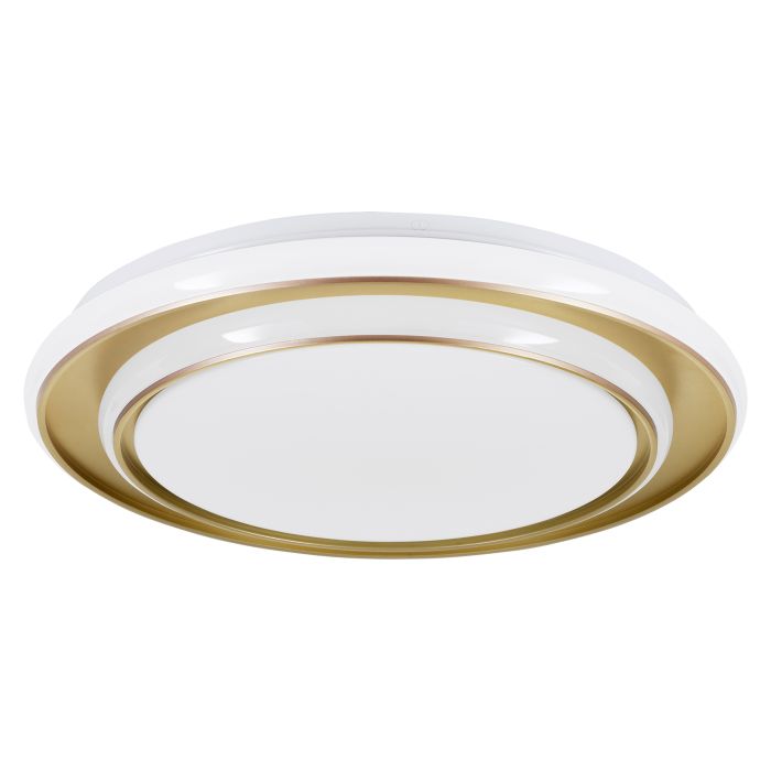 LED-plafondi Eglo Moschetta kulta/valkoinen Ø 40 cm