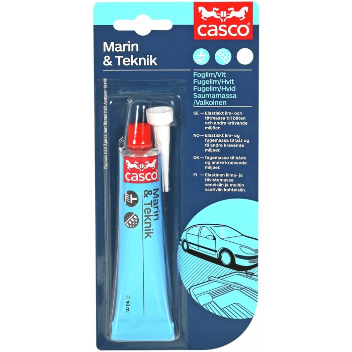 Liimatiivistemassa Casco MultiTech Mini valkoinen 40 ml