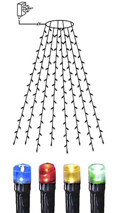 Valohuppu Eglo Värikäs 160 x LED 200 cm IP44