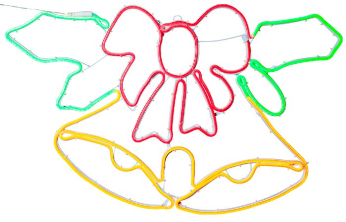 Siluetti Eglo Joulukellot 680 x LED 
85 x 54 cm IP44