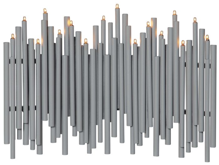 Kynttelikkö Eglo Note harmaa 16 x LED