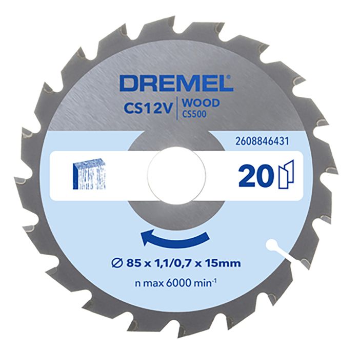 Sahanterä Dremel Blueprint Wood 85 x 15 mm