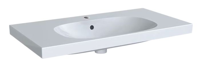Pesuallas Geberit Acanto valkoinen 90 x 48,2 x 16,8 cm