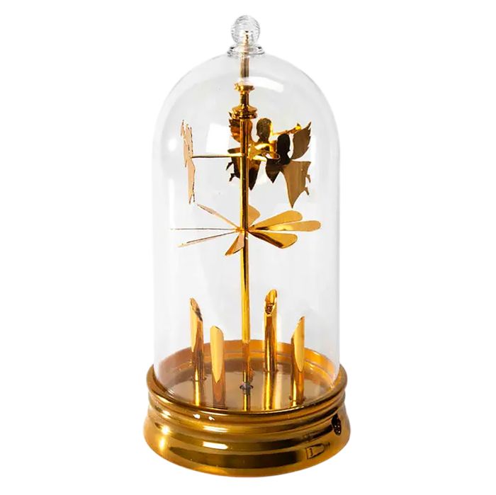 Pöytäkoriste Konstsmide Enkelikello kulta Ø 13,3 x 26,5 cm