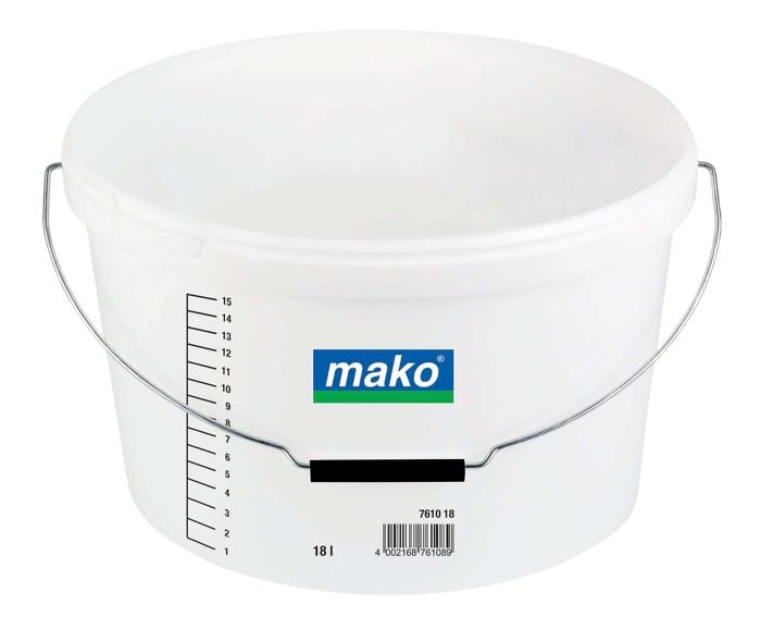 Maaliämpäri Mako Komfort valkoinen