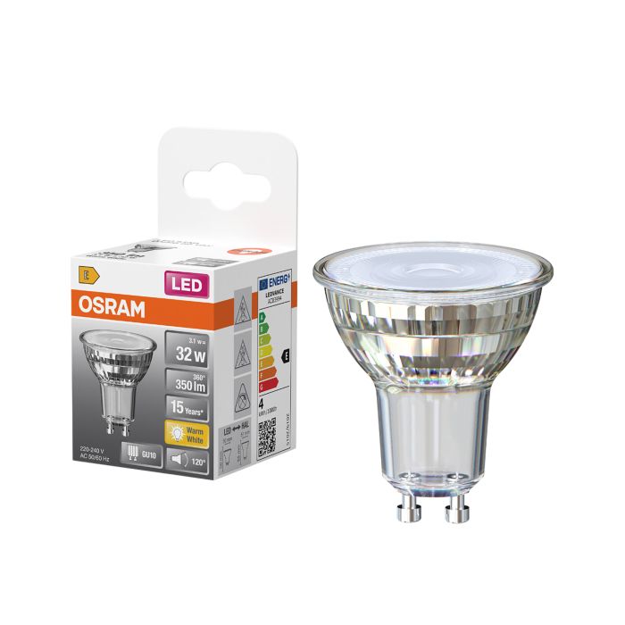 LED-lamppu Osram Star PAR16 GU10 3,1 W 350 lm 2700 K 120° 1 kpl/pkt