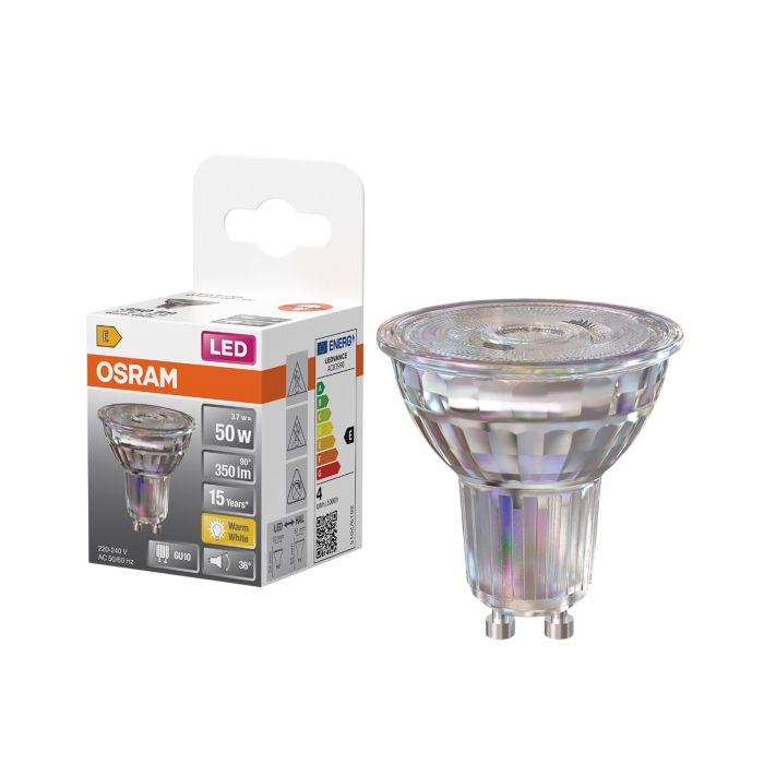 LED-lamppu Osram Star PAR16 GU10 3,7 W 350 lm 2700 K 36° 1 kpl/pkt