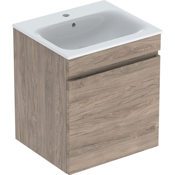 Allaskaappipaketti Geberit Renova Plan hikkoripuu 55 x 48 x 62,2 cm