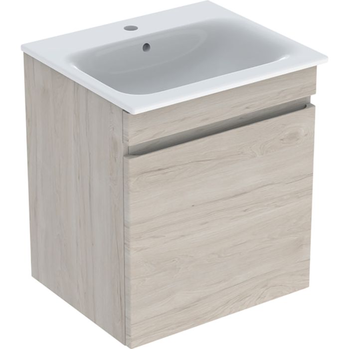 Allaskaappipaketti Geberit Renova Plan vaalea hikkoripuu 60 x 48 x 62,2 cm