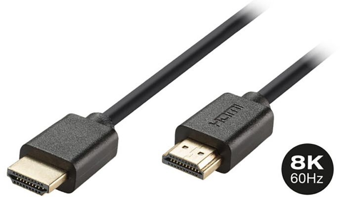 HDMI-kaapeli Vivanco Ultra High Speed 8K musta 2 m