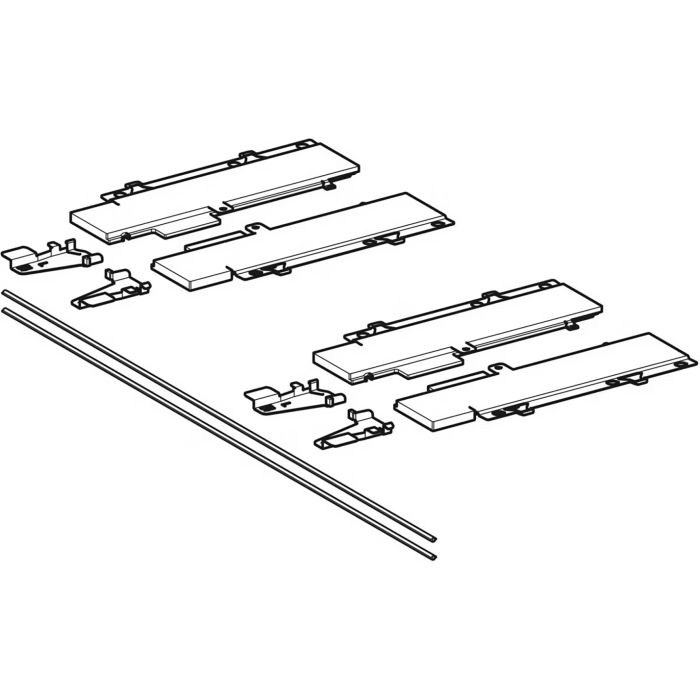 Push open -sarja Ido Elegant kahdelle vetolaatikolle 90 cm 2kpl/pkt