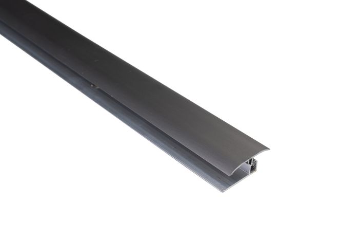 Saumalista Maler alumiini harjattu grafiitti 34 x 1000 mm