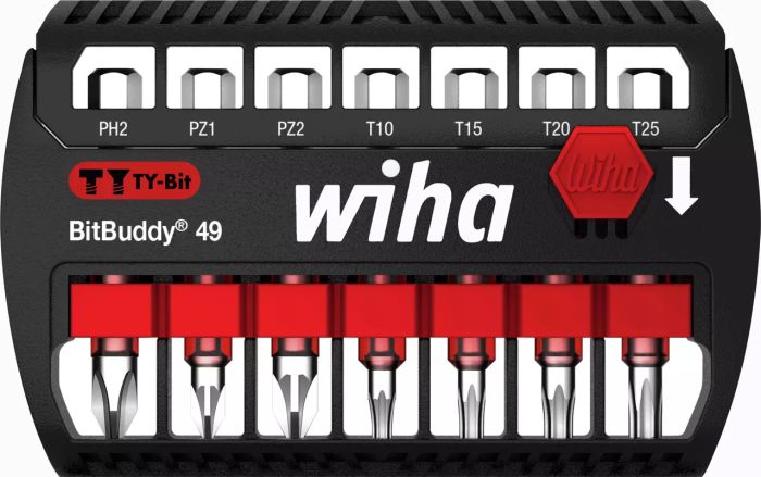 Kärkisarja Wiha BitBuddy® TY-kärki 7-osainen