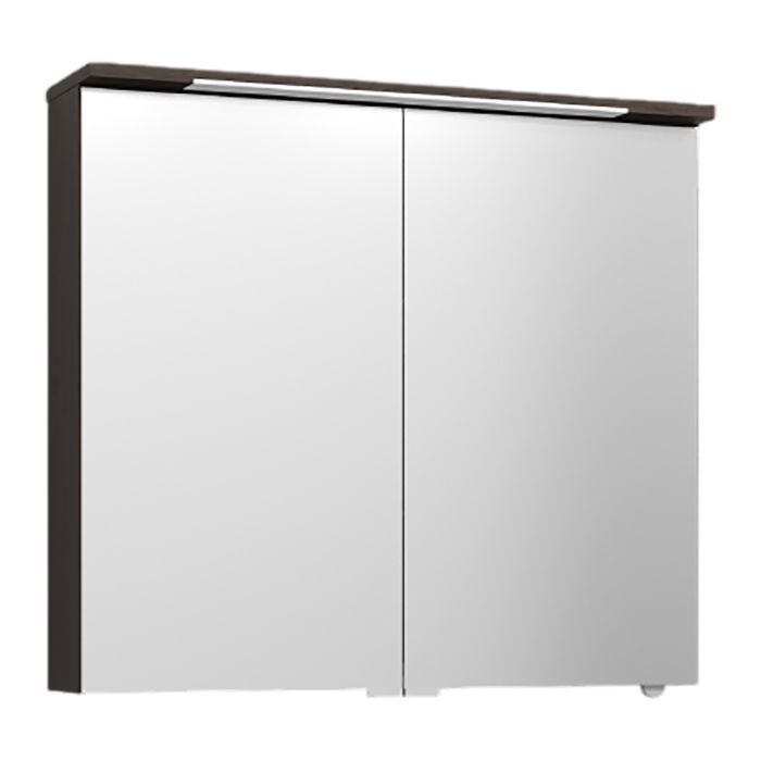 LED-peilikaappi Svedbergs Skuru tumma saarni 80 cm