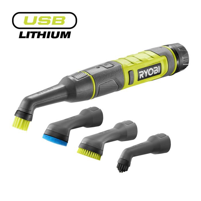 Puhdistusharja Ryobi USB Lithium RDS4-0