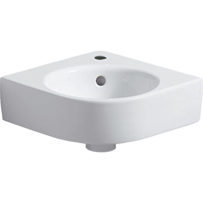 Kulmapesuallas Geberit Renova Compact valkoinen 39,5 x 24 x 32 cm