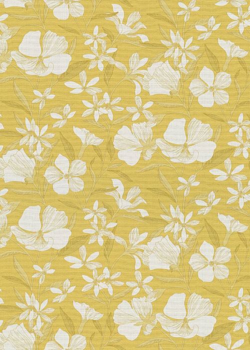 Kuitutapetti Erismann La Terrasse Kamari 10519-03 keltainen