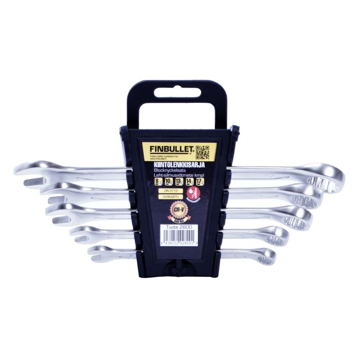 Kiintolenkkiavainsarja Finbullet 5-os.