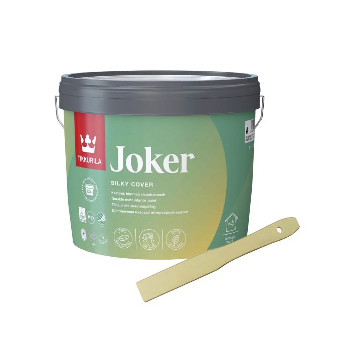 Setti: Sisämaali Tikkurila Joker 2,7 l + Sekoitustikku Mako
