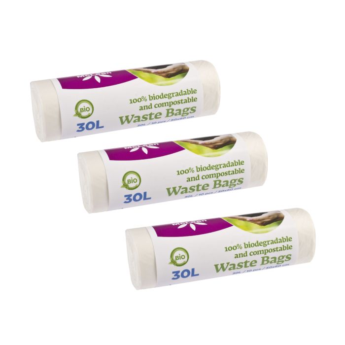 3 kpl Biojätepussi 30 l McLean