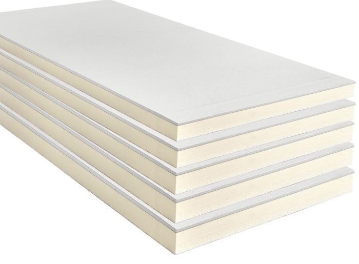 5 kpl Eristelevy kipsilevypinnalla Recticel Eurothane G1200 42,5 x 1200 x 2600 mm