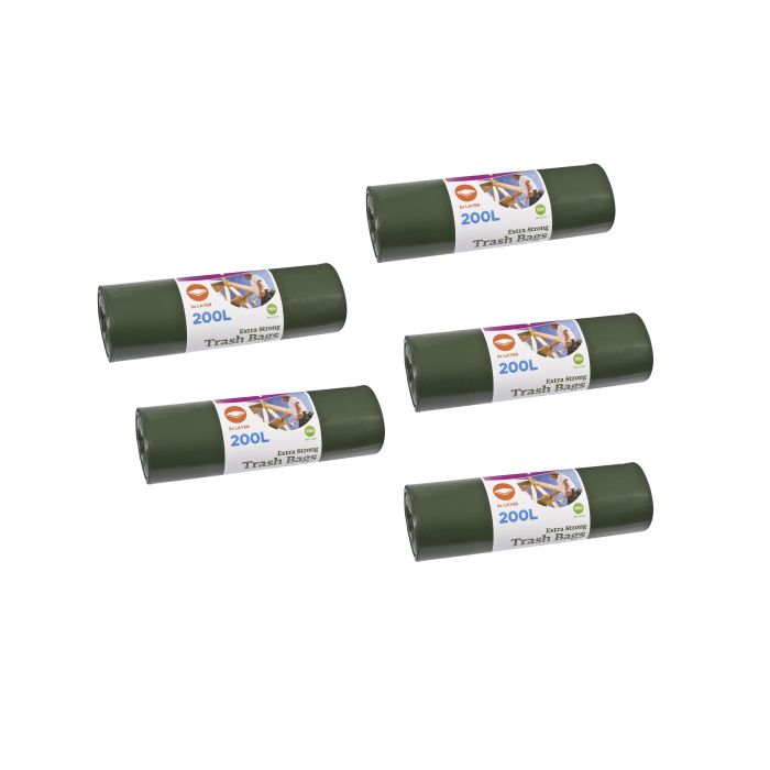 5 kpl Jätesäkki McLean 200 l