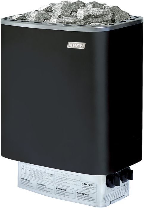 Sähkökiuas Narvi NM 600 6 kW Musta